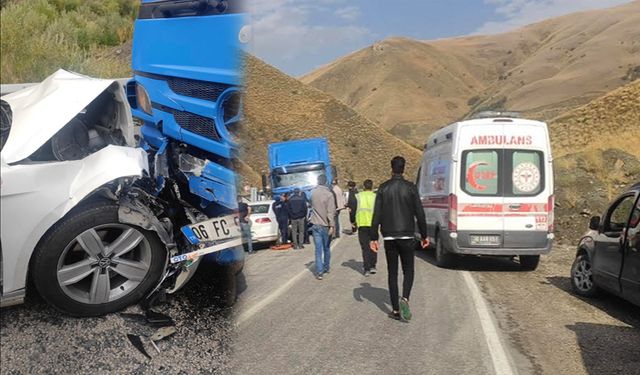 Yüksekova çöplük mevkiinde kaza:1 yaralı