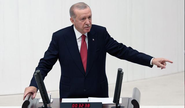 Erdoğan Meclis'te konuştu: 'İsrail gözünü vatan topraklarımıza dikecek'