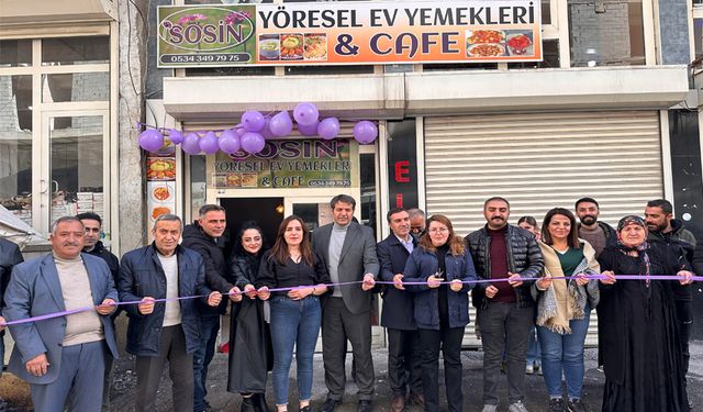 Yüksekova'da 'Sosin Ev Yemekleri' isimli iş yeri açıldı