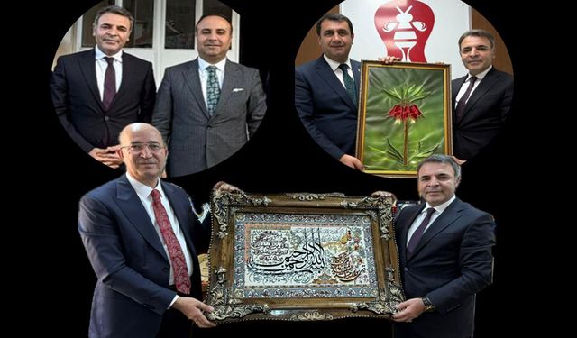 Hakkari Gazeteciler Cemiyetinden Belediye Başkanlarına ziyaret