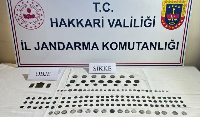 Hakkari’de tarihi eser operasyonu