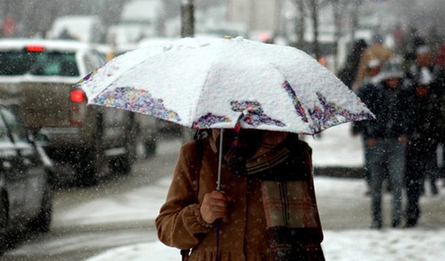 Meteoroloji'den, karla karışık yağmur ve sağanak uyarısı