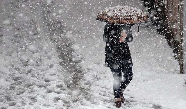 Meteoroloji'den 24 il için sarı ve turuncu kodlu yoğun kar ve yağmur uyarısı