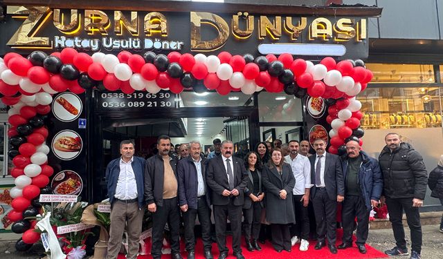 Yüksekova’da Zurna Dünyası isimli yeni bir iş yeri açıldı