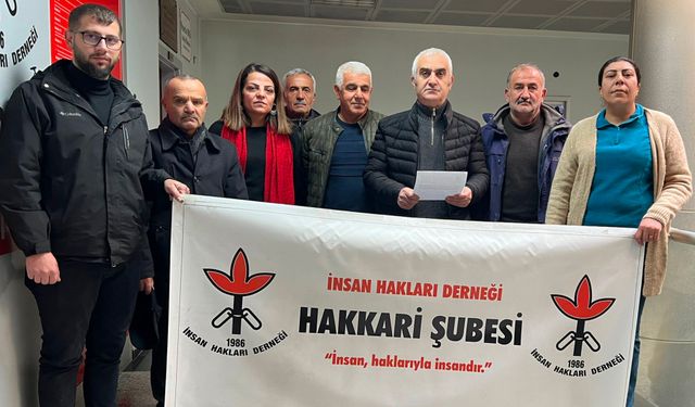 İHD’ 'Hakkari sınır bölgesi gözlem ve hak ihlalleri' raporunu açıkladı