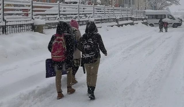 Hakkari ve ilçelerinde eğitime kar engeli