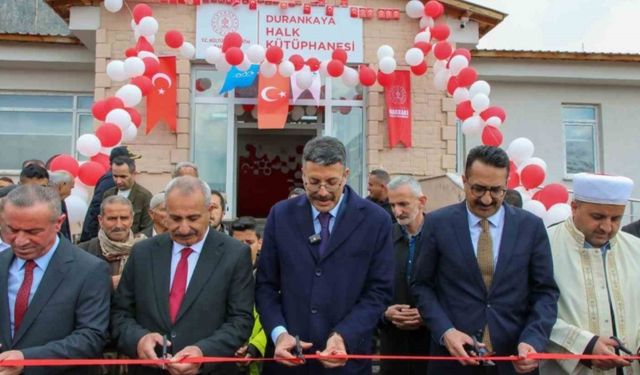Durankaya’da yeni bir kütüphane açıldı