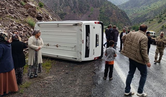 Hakkari’de trafik kazası!