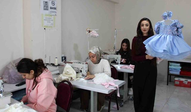 Şırnaklı girişimci izlediği dizideki moda tasarımcısı karakterinden etkilenerek 20 yaşında atölye kurdu