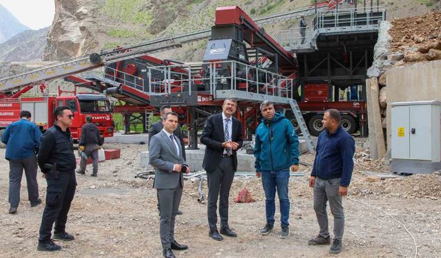 Hakkari’de 150 tonluk üretim kapasiteli tesis kuruluyor