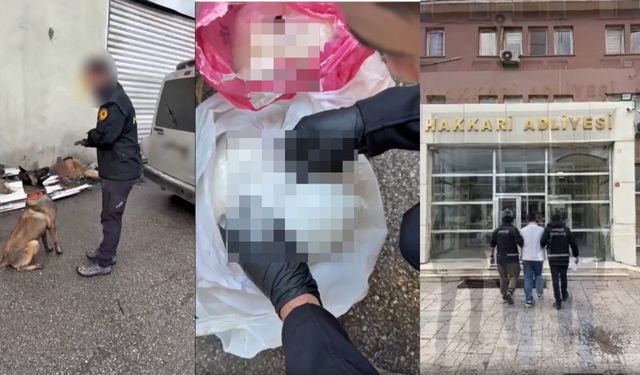 Yüksekova’da 35 kilo uyuşturucu ele geçirildi