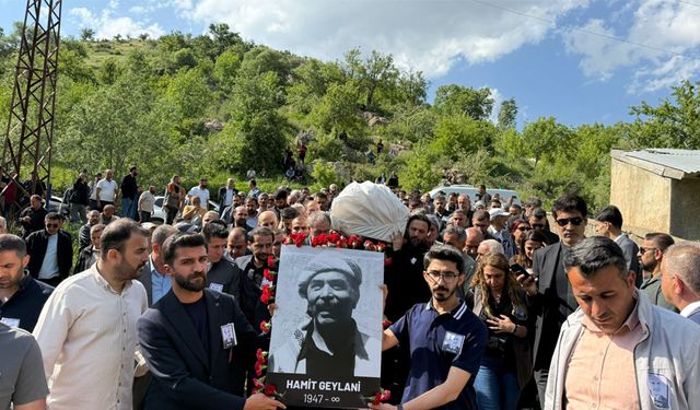 Hakkari Eski Milletvekili Hamit Geylani son yolculuğuna uğurlandı