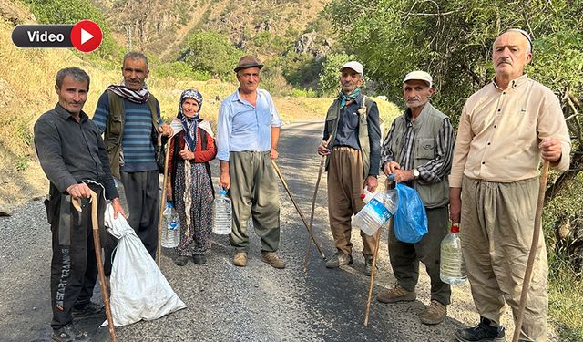 Hakkari’nin Kavaklı Köyü 6 Aydır Susuz: Vatandaşlar Sırtlarında Su Taşıyor