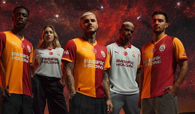 Galatasaray’ın yeni sezon formaları taraftarın beğenisine sunuldu