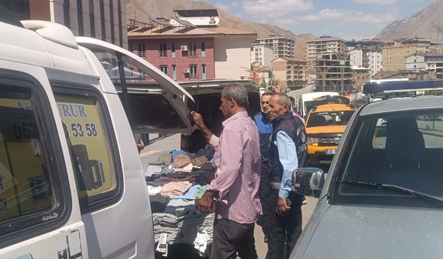 Hakkari’de Araç İçi Satışa Müdahale!