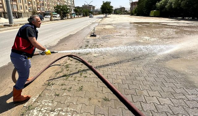 Yüksekova Belediyesi’nden Temizlik Çalışması