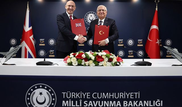 Türkiye ile Birleşik Krallık arasında 'Eurofighter' mutabakatı imzalandı