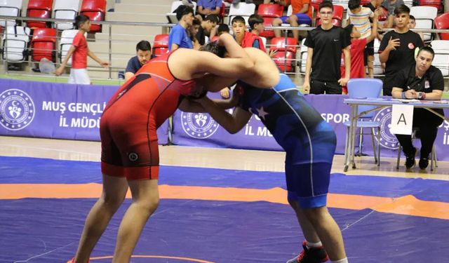 Muş’ta 17 ilden 250 sporcu minderde buluştu