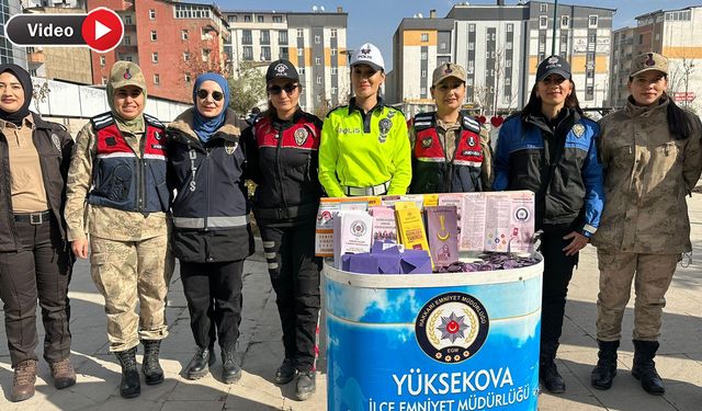 Yüksekova’da Kadına Şiddete Karşı Ortak Mücadele Mesajı