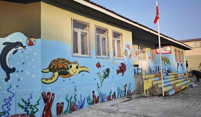 Van Güzel Sanatlar Lisesinden anaokuluna renkli dokunuş