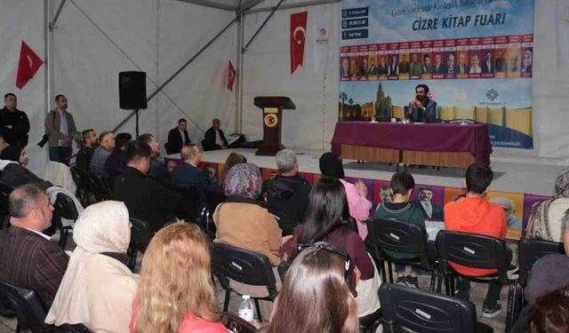 Cizre’de Kitap Fuarı yoğun ilgi gördü, stantlar doldu taştı