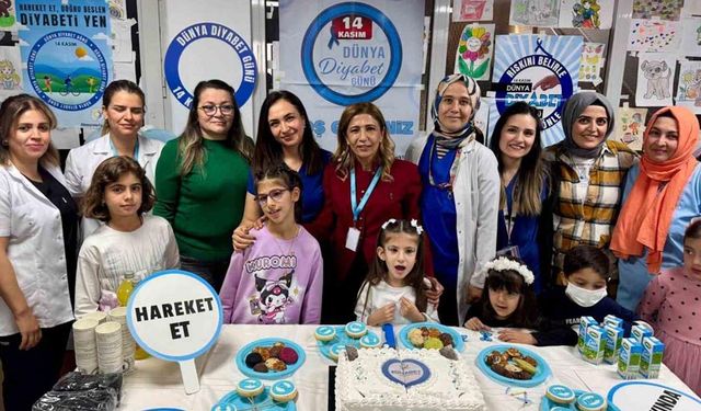 Dünya Diyabet Gününde çocuklara özel etkinlik
