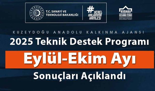 2025 yılı teknik destek programı 5. dönem sonuçları açıklandı