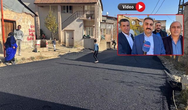 Yüksekova’da 30 yıl sonra  İpek Mahallesi asfalta kavuştu