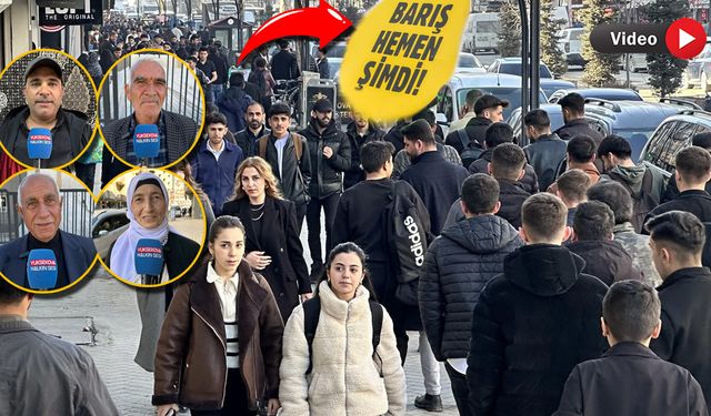 Yüksekovalı vatandaşlardan barış sürecine tam destek