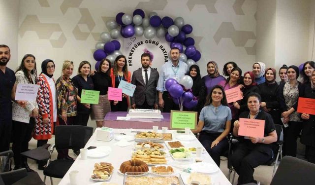 Elazığ’da ‘Dünya Prematüre Günü’ kutlandı