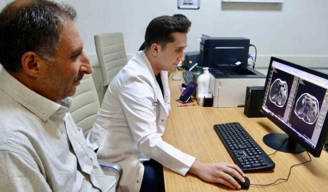 Ağrı’da sağlık alanında bir ilke imza atıldı, böbrek tümörü kapalı yöntemle alındı