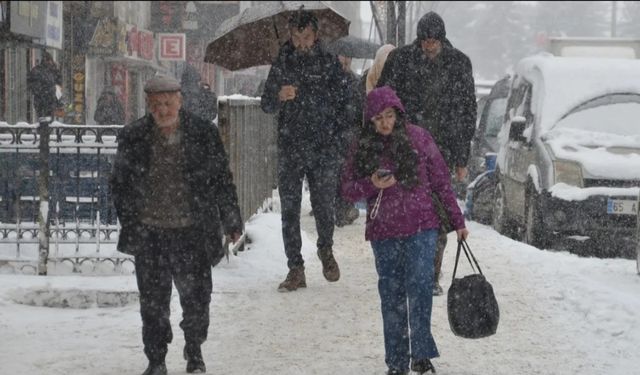 Hakkari için 'Kar yağışı' uyarısı