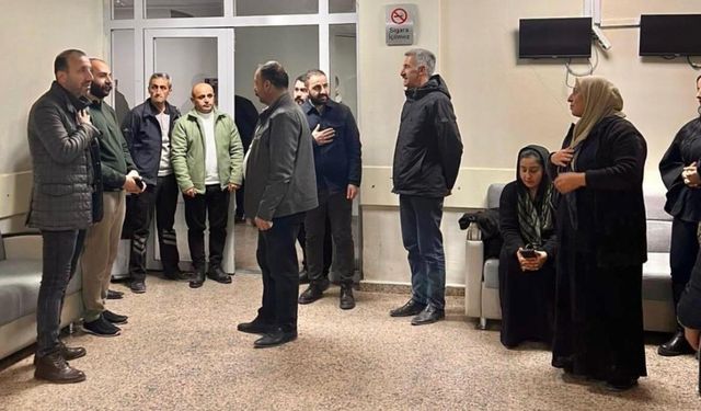 AK Parti ilçe başkanı Yaşar hastaları ziyaret etti