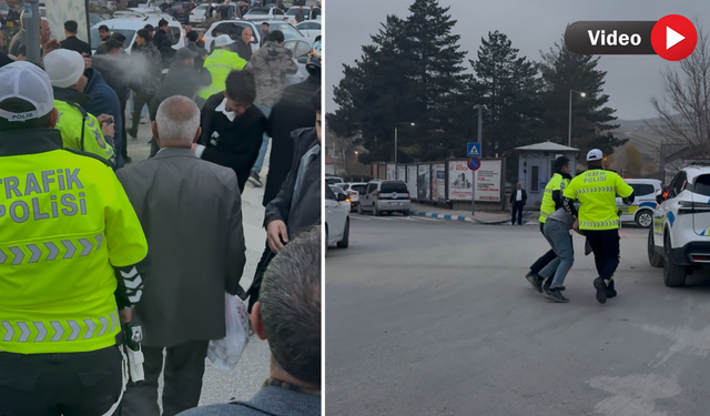 Yüksekova’da Trafik Polisi ile Vatandaş Arasında Gerginlik