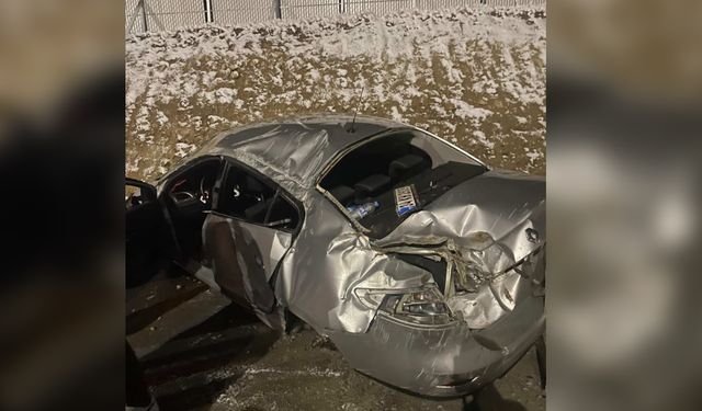 Van Güzeldere Tüneli’nde buzlanma kazası: 2 kişi yaralandı