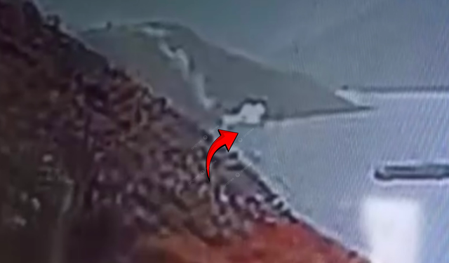 Van Zernek barajında meydana gelen kazaya ilişkin görüntüler ortaya çıktı