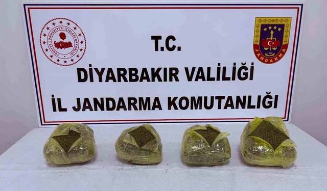 Diyarbakır’da uyuşturucu operasyonu: 38 kilo esrar ele geçirildi
