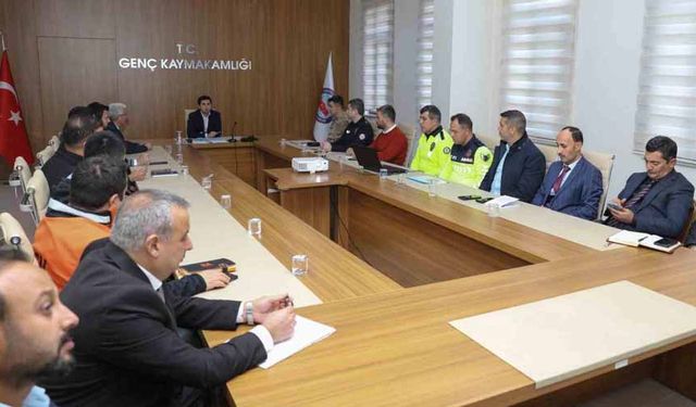 Genç’te kış tedbirleri ele alındı