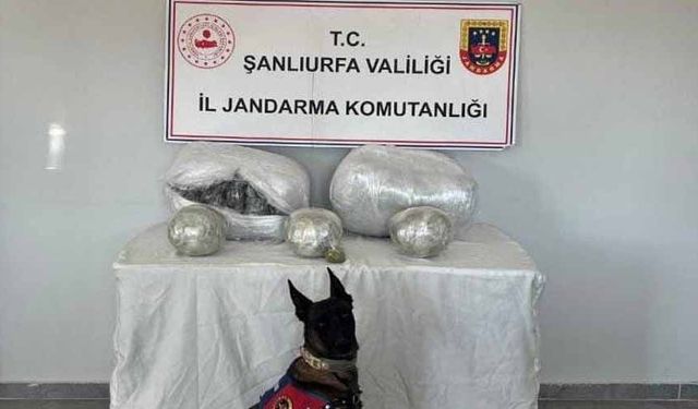 Şanlıurfa’da 25 kilogram uyuşturucu madde ele geçirildi