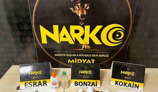 Mardin’de uyuşturucu operasyonu: 3 şüpheli yakalandı