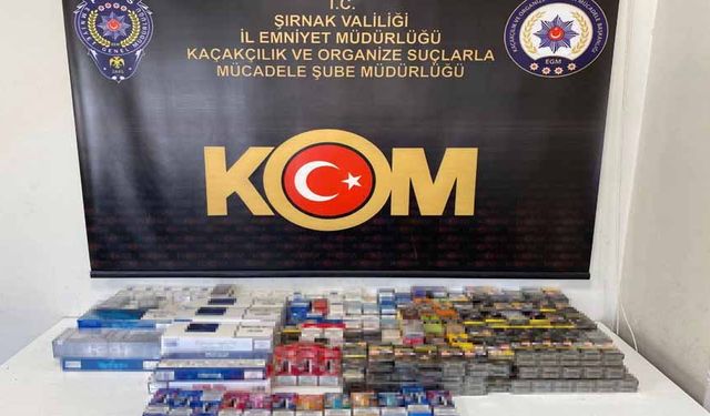 Şırnak’ta jandarma 10 milyon liralık kaçak malzeme ele geçirdi