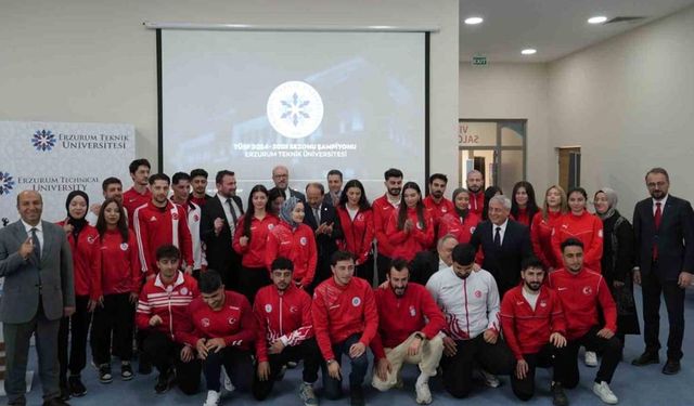 Erzurum Teknik Üniversitesi, ÜNİLİG Türkiye şampiyonluğunu kutladı
