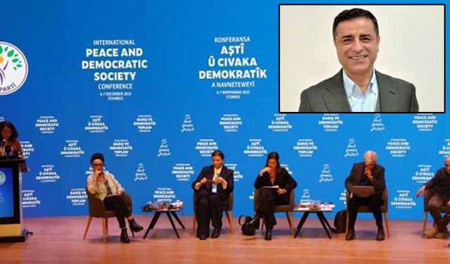 Demirtaş’tan Barış Konferansı’na mesaj