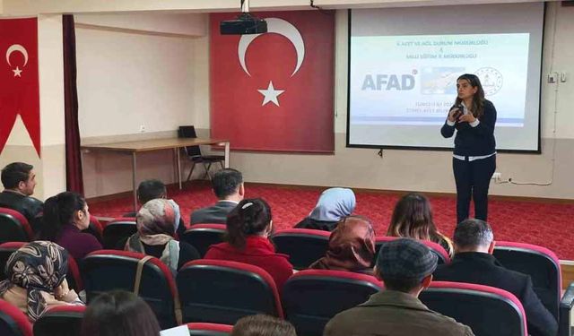 Tunceli’de afetlere karşı bilinç seferberliği