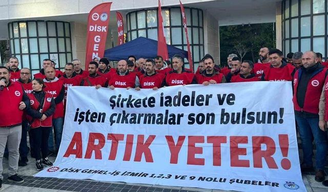 İzmir Büyükşehir işçileri: "Arkadaşlarımız işe dönünceye dek mücadele sürecek"