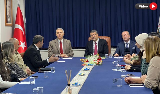 Vali Çelik’in Ziyaretinde Yeni Sanayi Sitesi Projesi Masaya Yatırıldı