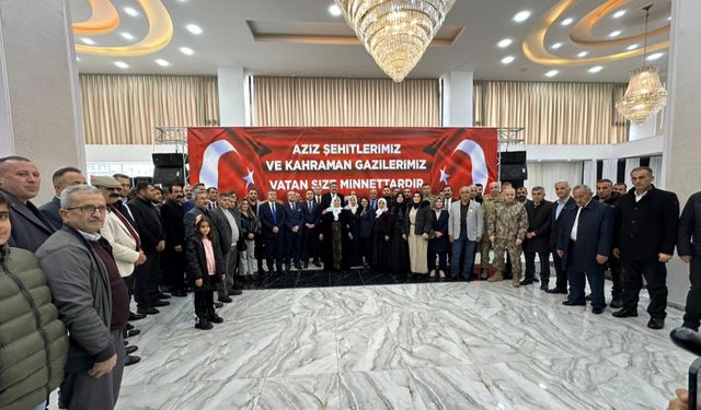 Yüksekova’da Şehit ve Gazi Aileleri İçin Program Düzenlendi