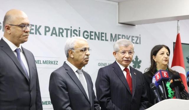 DEM Parti İmralı Heyeti, Davutoğlu ile görüştü: