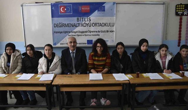 Bitlisli köy okulu öğrencilerine Avrupa yolu açıldı