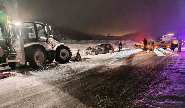 Mardin’de kar kazayı beraberinde getirdi: 7 yaralı